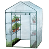 Garden Greenhouse with Shelves White 140 x 140 x 200 CM