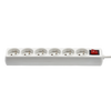 EXTENSION CORD POWER STRIP WITH SWITCH 6 SOCKETS 3 M WHITE