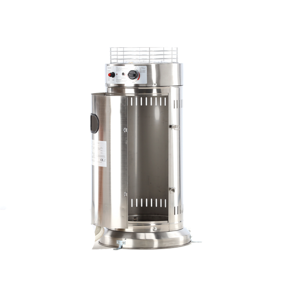 PARASOL GAZOWY OKRĄGŁY ZE STALI NIERDZEWNEJ 180 CM *6387