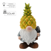 GARDEN FIGURINE - LED PINEAPPLE GNOME 21 x 18 x 40 CM