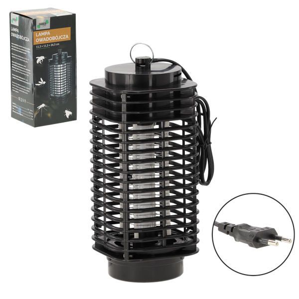 LAMPĂ ANTI-INSECTE 11,3 x 11,3 x 26,5 CM LED *5578