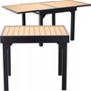 MASA ALUMINIU FOLDABLE "ALEX" 90/180 x 90 x 75,5 CM *0381
