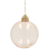 SET OF 16 ORNAMENTS 6 CM CHAMPAGNE/GRAY/WHITE