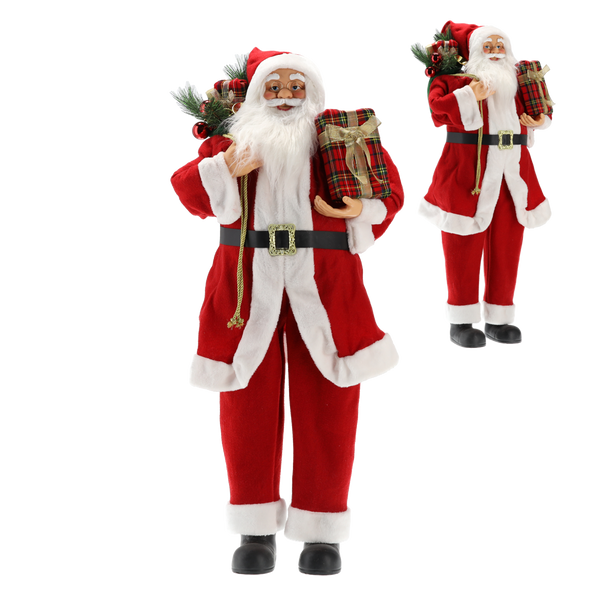 CHRISTMAS FIGURE - STANDING SANTA 110 CM
