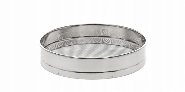 STAINLESS STEEL DOUBLE HONEY STRAINER 24 CM