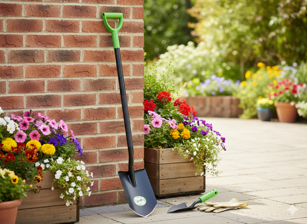 SHARP SPADE WITH STEEL HANDLE 120 CM