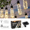 SOLAR GARDEN GARLAND LENGTH 2 + 1.8 M LUX 10 LED WARM WHITE