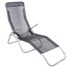 GARDEN LOUNGER BLACK 189x57x30/H96 cm *5897