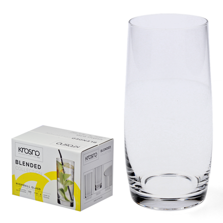 KPL.6 BUC. PAHAR LONG DRINK BLENDED 350 ML ÎNALT *9767*
