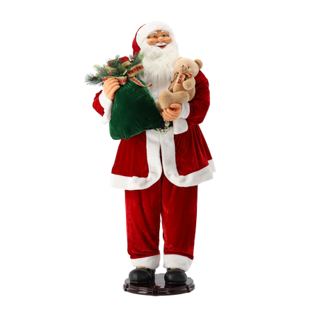 MIKOŁAJ TAŃCZĄCY Z PREZENTAMI – MELODIA 150 CM*3443