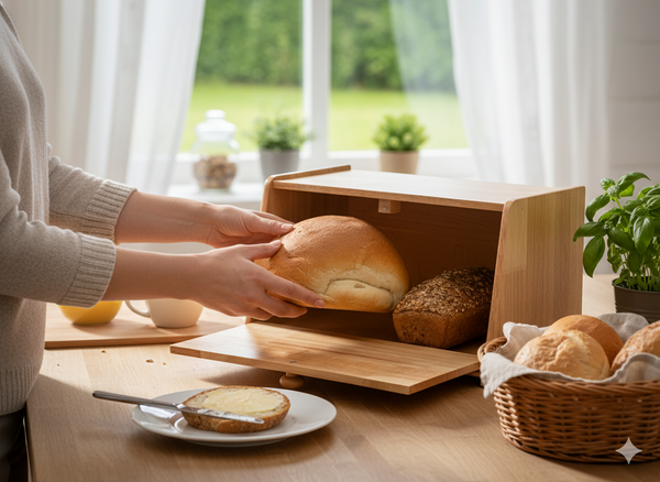 BREAD BOX ROMERO - BAMBOO 39 x 23 x 21 CM