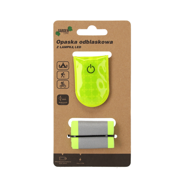 REFLECTIVE BAND WITH LED LIGHT DISPLAY=24 PCS