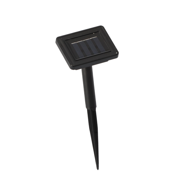 SOLÁRNÍ LAMPA 25 x 15 x 53 CM 3 PLAMEŇÁCI 6 LED STUDENÁ BÍLÁ *6087