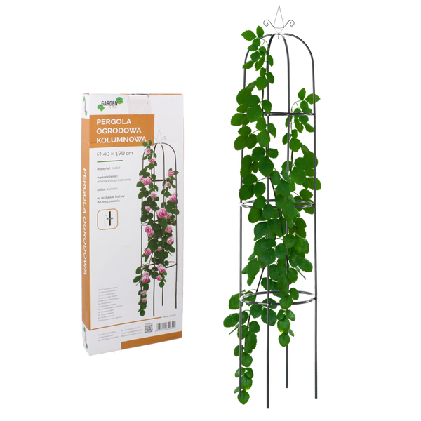 Garden Pergola Obelisk (column) 40 x 40 x 190 CM (+ ANCHORS)