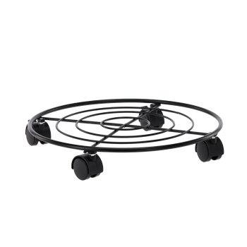 Bază pentru ghiveci cu roți, rotundă 35,5 x 5,5 CM disp=12buc *6419