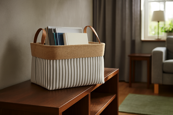 ORGANIZER PROSTOKĄTNY 30 x 40 x 24 CM PASKI ROZM. L *4847