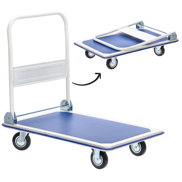 WÓZEK PLATFORMOWY 91,5 x 61,5 x 86 cm UDŹWIG: 300 KG 