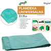 PRELATĂ 3 x 4 M (+/- 5%) 70GSM 3%UV VERDE *4133