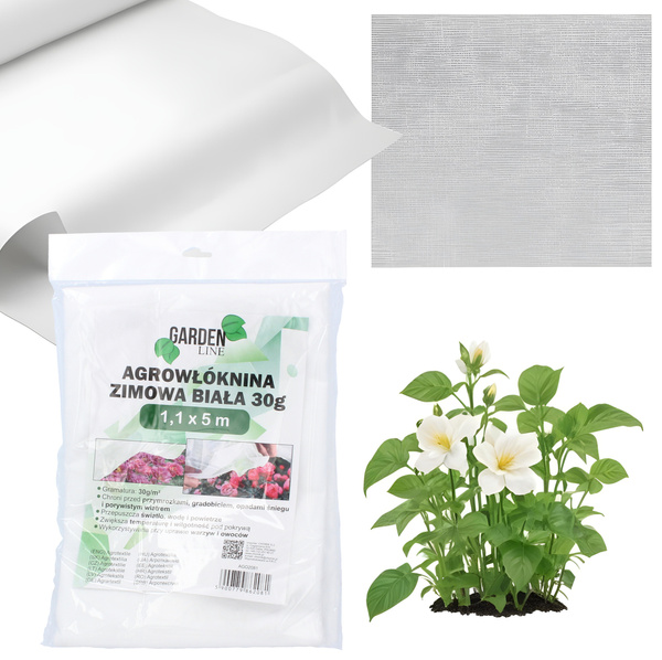 AGROTEXTIL 1.1 x 5 M ZIMNÍ/JARNÍ BÍLÝ 30g *2081