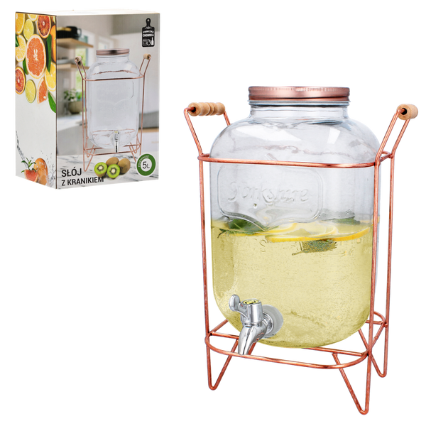 BORCAN 5 L PE STATIV CU ROBINET *9109