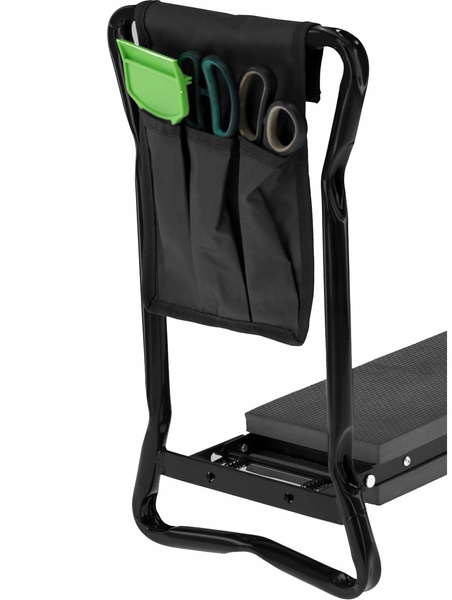 GARDEN KNEELER STOOL BLACK 59 x 27,5 x 49CM