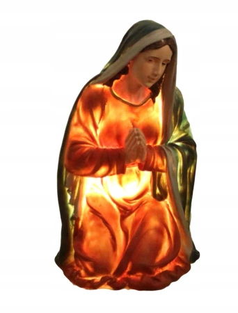 KPL. 3 FIGUR PODŚWIETLANYCH - ŚW. RODZINA 100 CM MASA ŻYWICZNA *3923
