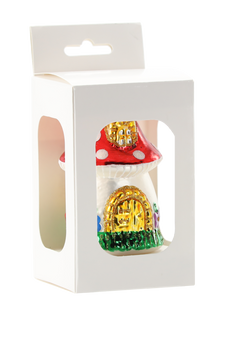 BOMBKA SZKLANA MUCHOMOR DOMEK *6235