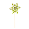PINWHEEL WITH FROGS 9 x 27,5 CM WHITE/YELLOW