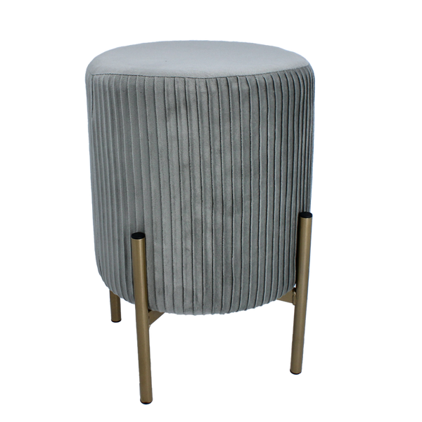 PUFA ROTUNDĂ PE PICIOARE 28 x 42 CM GREY *4231