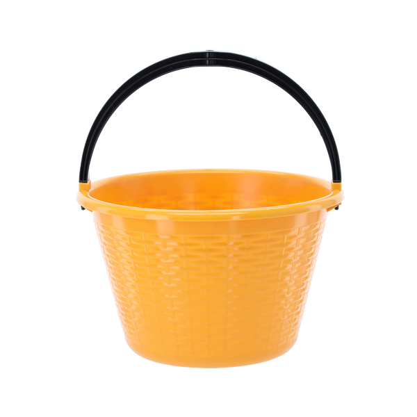 ROUND PLASTIC BUCKET 15L WITH HANDLE