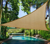 BEIGE TRIANGULAR SUNSHADE SAIL 3,6 X 3,6 X 3,6M