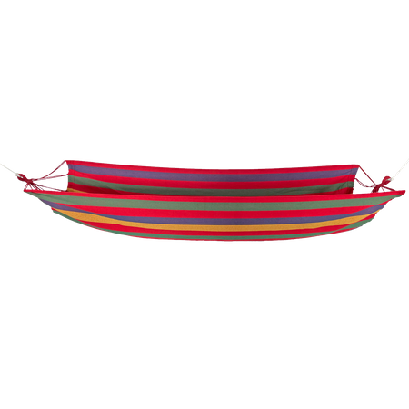 HAMAK 200x100 CM S PÁSČIKMI ČERVENÝ *3323