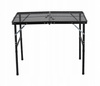 TOURIST FOLDING TABLE BLACK 90 x 60 x 40/70 CM