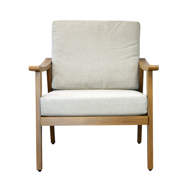 SADA NÁBYTKU Z HLINÍKA "TIRANA" (SOFA + 2 KRESLÁ + STOLÍK) BEŽOVÁ + BEŽOVÉ VANKÚŠE *9538