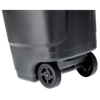 WÓZEK OGRODOWY WIELOFUNKCYJNY Z KÓŁKAMI 50L CZARNY 