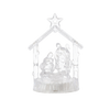 VÁNOČNÍ DEKORACE - PLASTOVÝ LED BETLÉM 6 x 6 x 12 CM MIX VZORŮ disp=12ks *0405