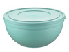 ROUND BOWL SANDY HIGH FROSTED WITH LID 2.5L