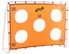 Soccer goal with target cloth