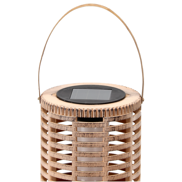 SOLÁRNA LAMPA ANTIQUE VÝŠ. 35,5 CM MIX VZOROV TEPLÁ BIELA disp=9ks *4399