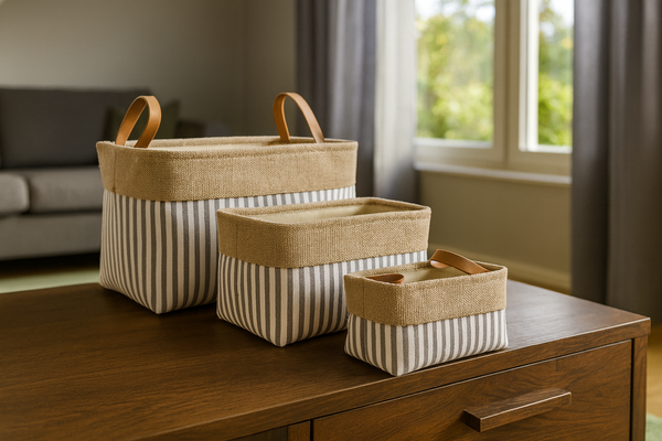 ZESTAW 3 ORGANIZERÓW PROSTOKĄTNYCH PASKI