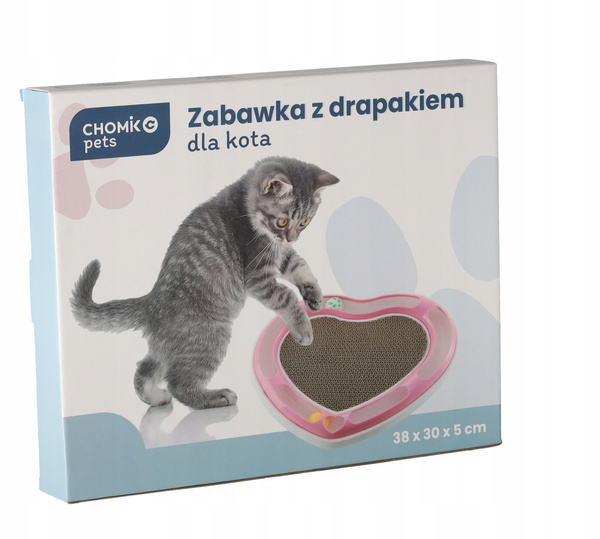 ZABAWKA DLA KOTA Z DRAPAKIEM SERCE 38 X 30 X 5 CM *7765