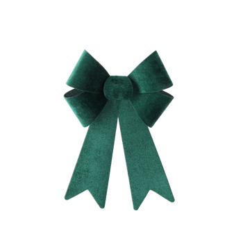 CHRISTMAS BOW GREEN 23 x 38 CM