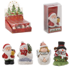 FIGURKA BOŽONAR. – MIKULÁŠ / SNĚHULÁK / ANDĚL 4 x 3 x 6 CM balení=24 ks *5098