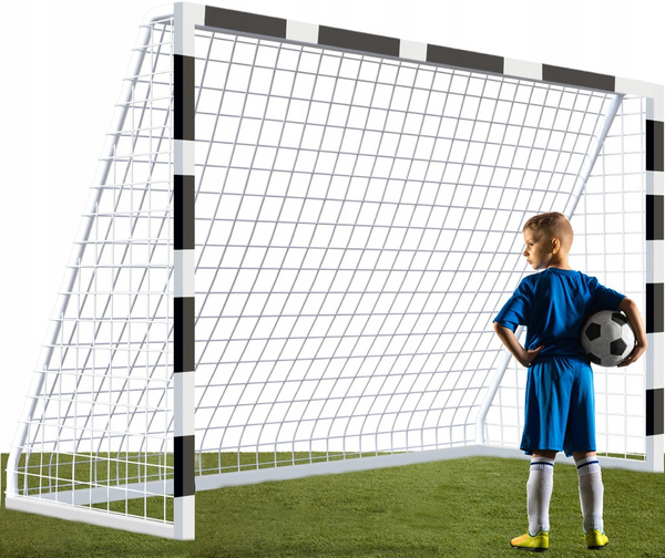 Poarta de fotbal cu plasă 300 x 200 x 90 CM *7543
