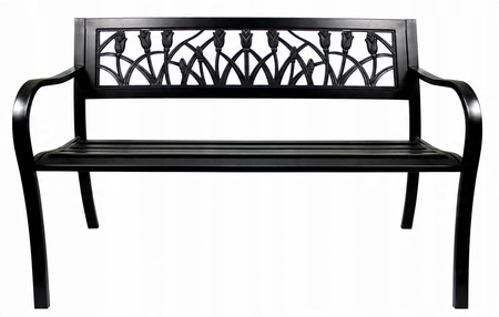 Záhradná lavička 125 x 53 x 77 cm *2927