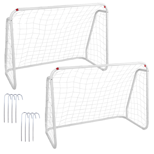 SADA 2 FUTBALOVÝCH BRÁNOK S MÁLOM 124 x 96 x 61 CM *7482