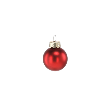 SET OF 11 CHRISTMAS TREE BAUBLES WARM COLORS 3 CM