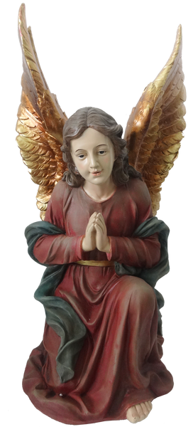 FIGURA ANDĚL KLEČÍCÍ 62 CM *4596