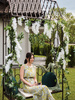 GARDEN PERGOLA WITH BENCH