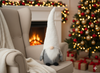 CHRISTMAS GNOME 70 CM WHITE - GREY
